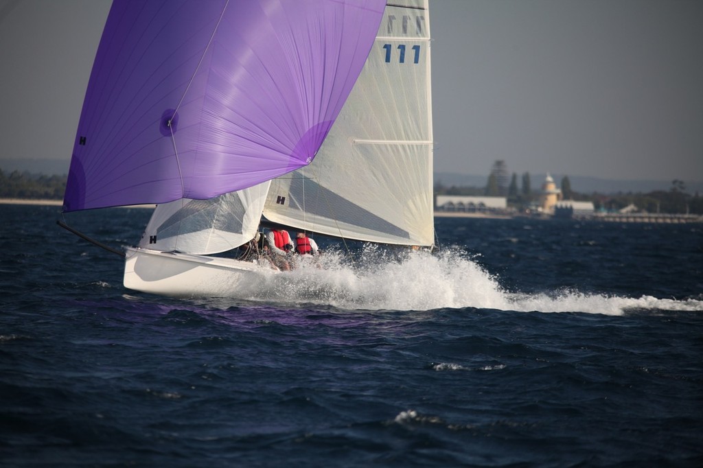 Snake Charmer, a Viper sailed by Chris O'Keefe also hooped aboard in the southerly and finished third on handicap © Bernie Kaaks
